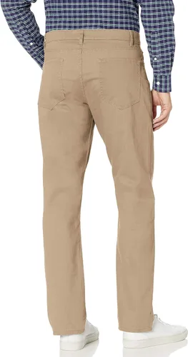 Vista 2 de Tienda Essentials Pantalón de sarga elástica de 5 bolsillos para hombre