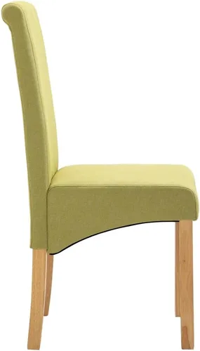 Vista 78 de Dining Chairs 4 Pcs Yellow Fabric,Living Room Dining Chairs,Counter Dining Chairs Suitable for Daily Dining Or Special Events Such As Meetings