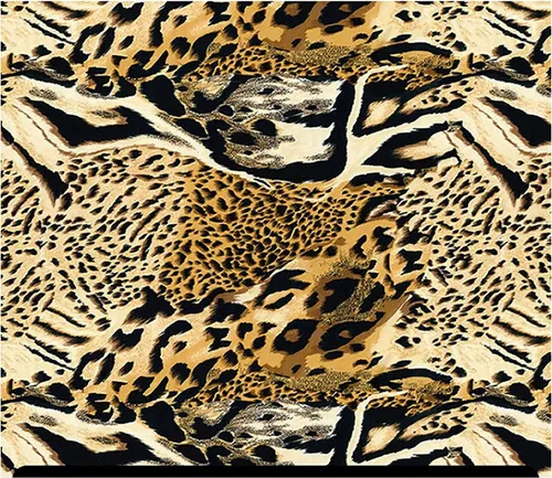 Vista 34 de HTV con estampado de animales (19.66 x 36 pulgadas) - Leopardo arcoíris