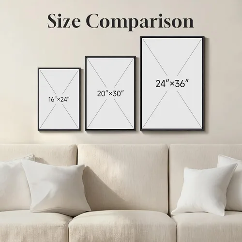 Vista 9 de Juego de arte moderno enmarcado de 3 piezas, arte abstracto de líneas geométricas en blanco y negro, pinturas artísticas de lujo contemporáneas