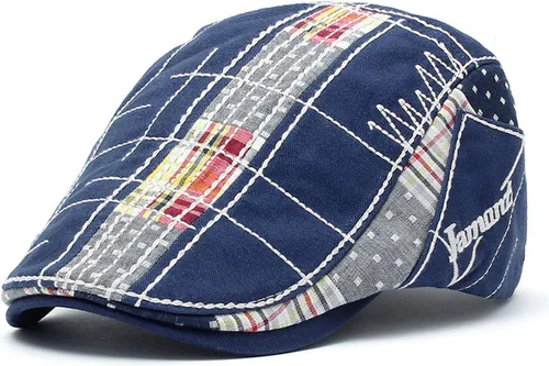 Vista 11 de M MOACC Sombrero de boina de algodón con hebilla de algodón ajustable Newsboy Sombreros Cabbie Gatsby Cap