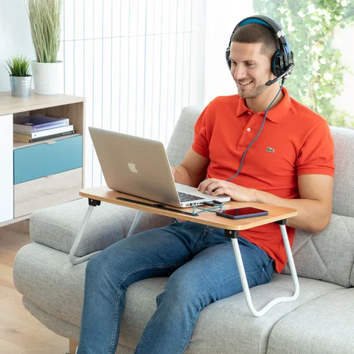 Vista 4 de Mesa Plegable Auxiliar Multiuso Muvisk InnovaGoods
