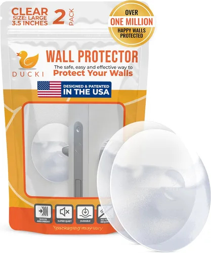 Vista 10 de Tapones de puerta protectores de pared de 1.5 pulgadas, reutilizables