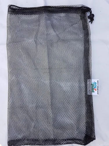Vista 2 de Pond H2o Bolsa de malla para medios de filtración, 12 x 18 pulgadas, 0.079 in, 5/64 pulgadas, paquete económico de 3 unidades, bolsa de barrera