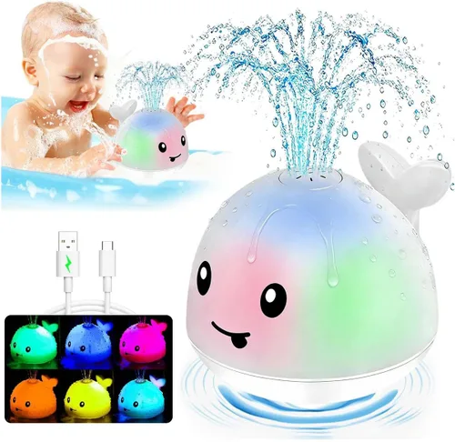 Vista 7 de Juguetes de baño para bebés de 6-12-18 meses - Rellenos de calcetín navideño para niños de 1-3 años, regalos para niños y niñas de 1 2 3 años