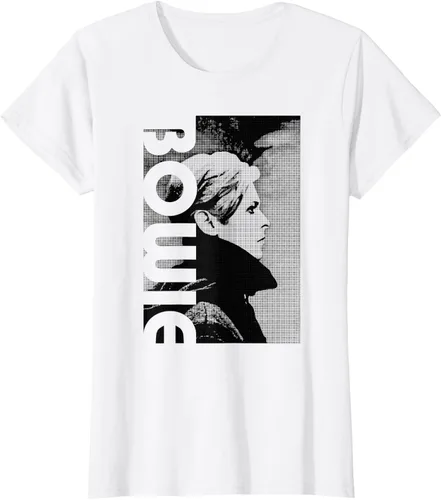 Vista 13 de David Bowie - Camiseta de perfil bajo, Blanco, S