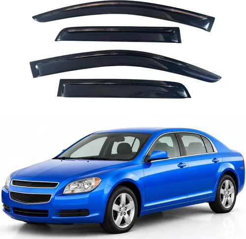 Vista 238 de Visera de ventana IG para Ford Focus Sedán y Hatchback 2012-2018, Protector de ventana lateral para lluvia y viento estilo Mugen, extra duradero