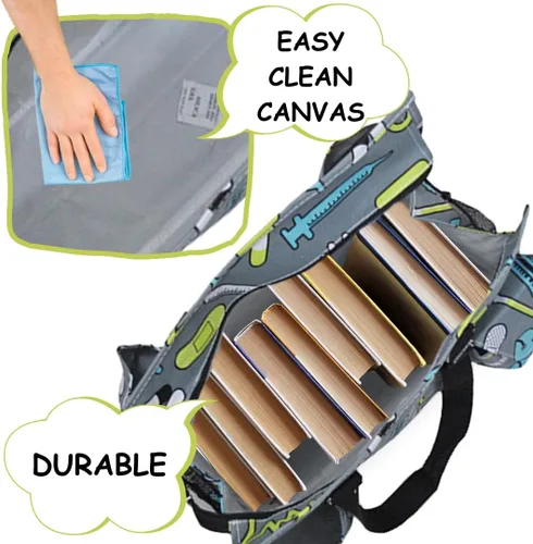 Vista 3 de Bolso de mano NGIL con cierre superior y bolsillos exteriores para mujeres trabajadoras, profesoras, enfermeras y madres, diseño en EE. UU