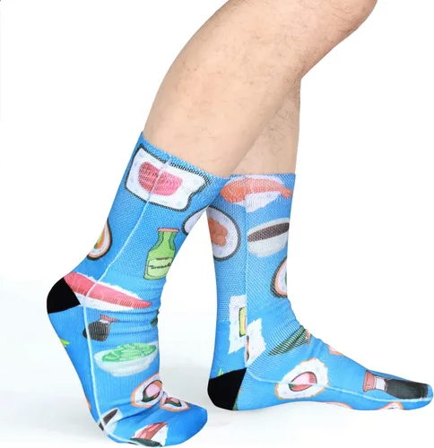 Vista 3 de Benefeet Sox Calcetines unisex para hombre, divertidos, locos, para niños, jóvenes, coloridos, estampados 3D, atléticos, novedosos calcetines