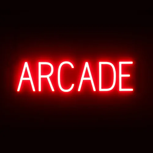 Vista 48 de SpellBrite Cartel de ESCAPE ROOM Letrero relacionado con el entretenimiento con aspecto de neón, fuente de luz LED roja 23.6 x 15.0 pulgadas Rojo