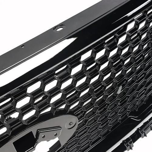 Vista 7 de Parrilla de parachoques delantera en forma de panal compatible con Ford F150 2018-2020 Agate Black, reemplazo para JL3Z8200SL
