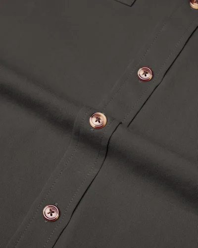 Vista 4 de Alimens & Gentle Camisa casual de manga larga con botones para hombre