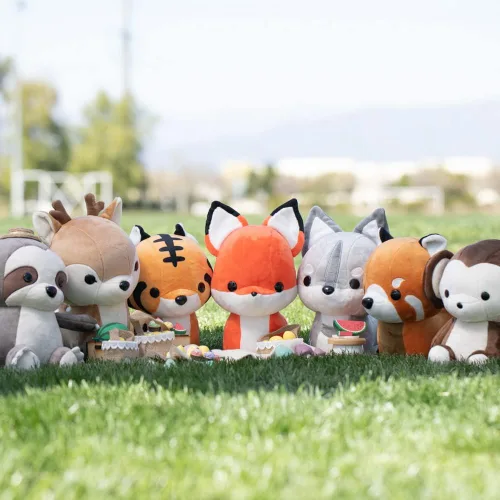 Vista 6 de Bellzi Ciervo Lindo Animal de Peluche Juguete de Peluche - Adorable Juguete Suave de Ciervo del Bosque Peluches y Regalos - Regalo Perfecto
