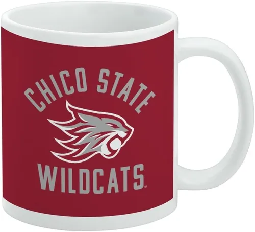Vista 302 de Abilene Christian Wildcat Taza de café de cerámica, tazas de regalo novedosas para café, té y bebidas calientes, 11 onzas, color blanco