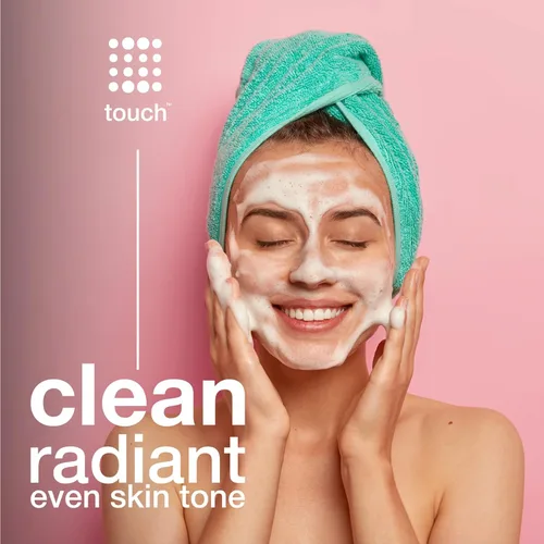 Vista 7 de Limpiador facial 10% ácido glicólico, exfoliante, no seca y espumante, antienvejecimiento, tono de piel y textura, arrugas, poros, puntos negros