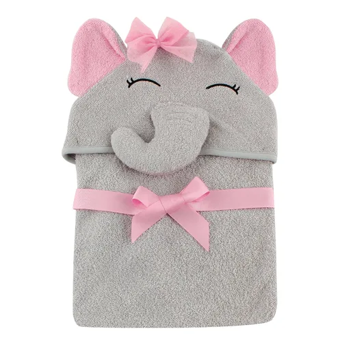 Vista 105 de Hudson Baby Toalla con capucha unisex de algodón con cara de animal para bebé, cocodrilo, talla única
