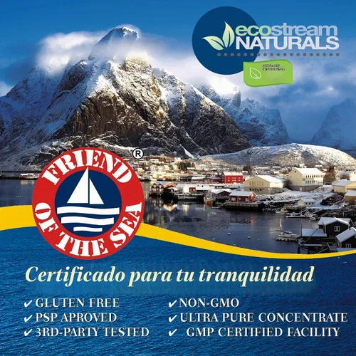 Vista 3 de Aceite de pescado omega 3 capturado salvaje antártico con DPA-EPA-DHA 2,900 mg de fuerza