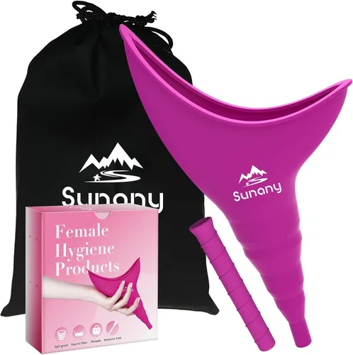 Vista 12 de Female Urination Device, Reusable Female Urinal Silicone Women Pee Funnel Allows Women to Pee Standing Up, The Perfect Companion for