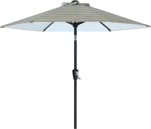 Vista 24 de ABCCANOPY 7.5FT Patio Umbrella Outdoor 6 RibsTable Umbrella(Brown)
