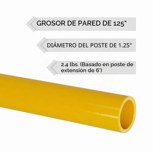 Vista 6 de Jameson FG-6 Serie FG-6 - Poste de extensión de fibra de vidrio de 6 pies para sierra de poste o cabeza de podadora