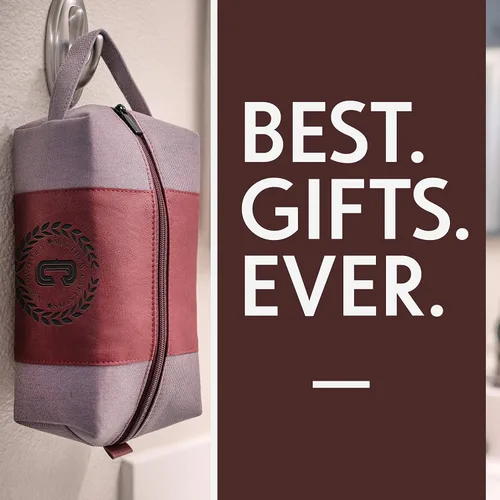 Vista 4 de Regalos personalizados para padrinos de boda, bolsas de aseo personalizadas para hombres, regalos de padrino de boda, Beige, Diseño #1, Juego de 3
