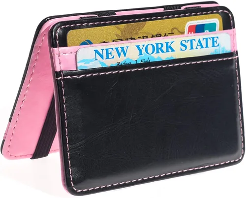 Vista 2 de CKLT Men's Fashion Magic Money Clip Leather Minimalistic Slim Wallet