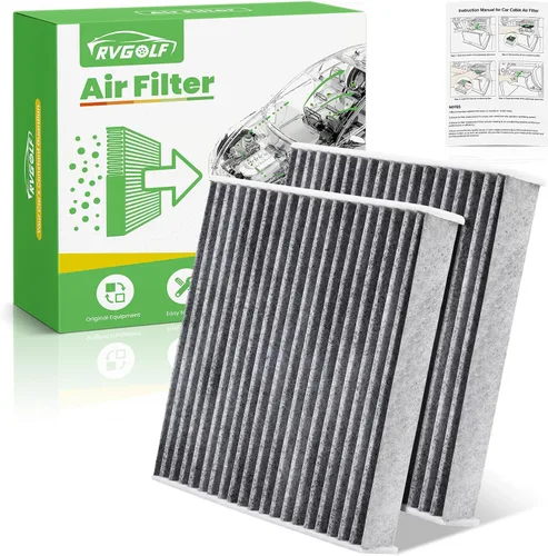 Vista 11 de 2 piezas filtro de aire de cabina para Mazda CX-90 2024 2025 2026, CX-70 2025 2026 reemplazo para automóvil para filtro de cabina KR9P-61-J6X filtro
