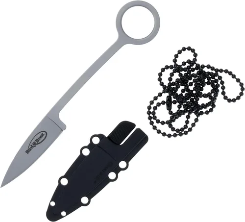 Vista 6 de Cold Steel Cuchillo de caza ligero de hoja fija con vaina, pájaro y trucha, longitud total: 6 5/16