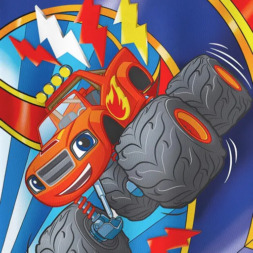 Vista 2 de DJYLBV Blaze Monster Machines - Camiseta de manga corta para niños con patrones de dibujos animados para niños de 4 a 12 años