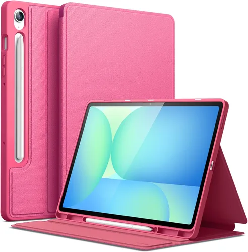 Vista 13 de JETech Funda para Samsung Galaxy Tab S10 Lite / S10 FE / S9 FE 10.9 Pulgadas con Soporte para Lápiz S, Funda Folio Delgado con Soporte y Visor Negro