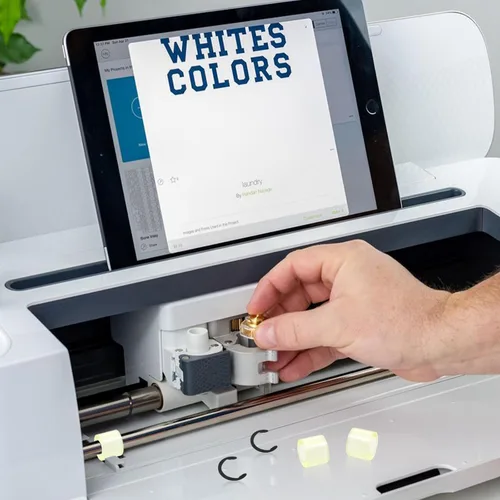 Vista 4 de Resolución de rodillos de goma de 2 piezas y 2 piezas de repuesto compatibles con Cricut Maker/Maker 3