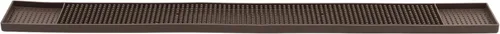 Vista 6 de Winco Tapete de barra de 27 pulgadas x 3.25 pulgadas, negro, mediano