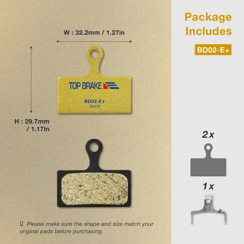 Vista 5 de TOP BRAKE Disc Bike Brake Pads Compatible with Shimano XTR M9000/9020 Deore XT M785/ M8000 MTB/eMTB/Gravel/Cross Country(XC)/Trail/All