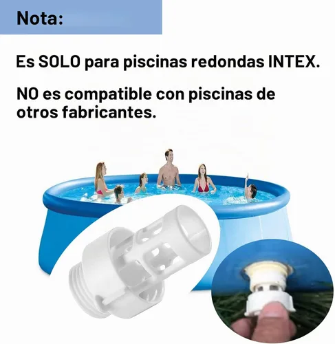 Vista 4 de 10184 Intex Manguera Drenaje Enchufe Conector Reemplazo Intex Piscina Redonda