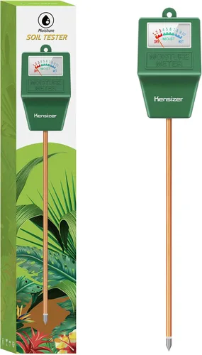 Vista 8 de Kensizer - Probador de suelo, medidor de humedad/pH, kit de herramientas de prueba para jardín, granja y césped, sonda digital para plantas