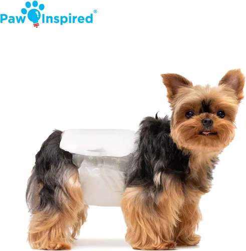 Vista 3 de Paw Inspired Bandas desechables para perros machos, banda para el vientre para perros Pañales desechables para perros Bandas para el vientre