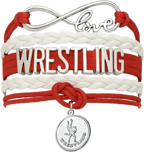 Vista 9 de Pulsera de encanto de lucha libre Sportybella - Joyería de lucha libre - Regalos personalizados deportivos para luchadores, equipos, mamás