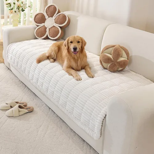 Vista 43 de OstepDecor Funda de sofá para perros, funda de sofá lavable antideslizante para mascotas, funda de sofá suave para sofá, sofá biplaza y seccional