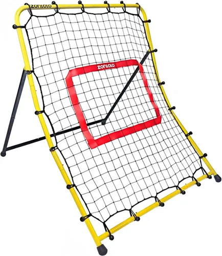 Vista 9 de Zonlolo Baseball Pitchback Net, Rebounder Net, Pitching Return Trainer,Three Angles Without Adjusting, Perfect for Solo Playing Catch