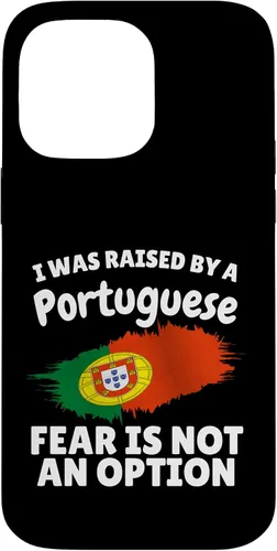 Vista 21 de I was Raised by a Portuguese Portugal Flag Gift Son Daughter Case for iPhone 16