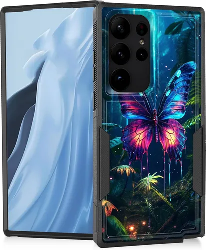Vista 159 de Funda para Galaxy A14 5G, resistente de doble capa híbrida de policarbonato duro, goma suave, a prueba de golpes, funda protectora resistente