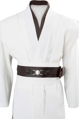 Vista 4 de Disfraz de túnica para hombre túnica con capucha conjunto completo de disfraz de Halloween