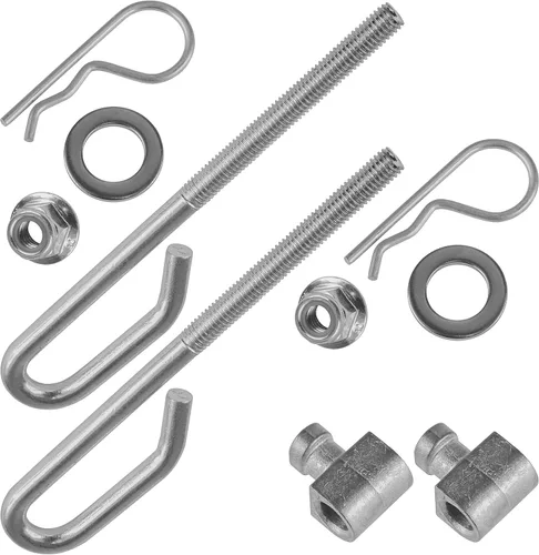 Vista 4 de Caltric Muñón de tuerca de 2 pernos de elevación de cubierta compatible con John Deere GX21718 GX24864
