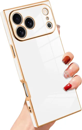 Vista 28 de SAKUULO - Funda magnética rectangular de lujo para iPhone 12 Pro Max, color negro