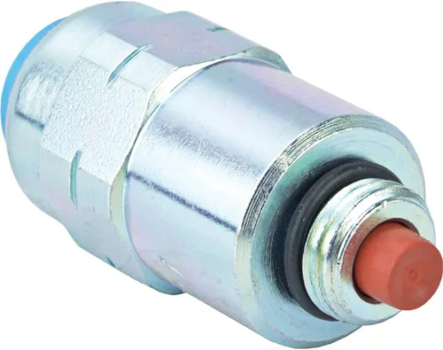 Vista 2 de Complete Tractor Solenoide de combustible 1103-3300 compatible con/reemplazo para Ford/New Holland 250C, 260C, 276V, 3010S, 3230, 3430, 345C