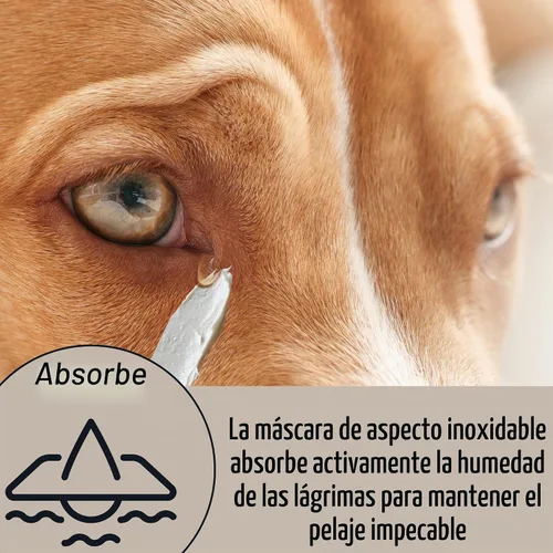 Vista 8 de Tauro Pro Line - Removedor de manchas de lágrimas natural para perros, máscara de arcilla, 1.69 onzas líquidas Fórmula de escudo suave, para ojos