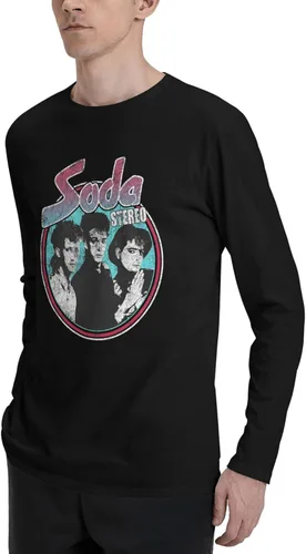 Vista 5 de Soda Stereo Long Sleeve Men's Fall Casual Round Neck Pullover
