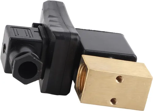 Vista 3 de Válvula de drenaje automática del compresor de aire 110V AC con función de temporizador para sistemas de aire comprimido Secadoras Válvula