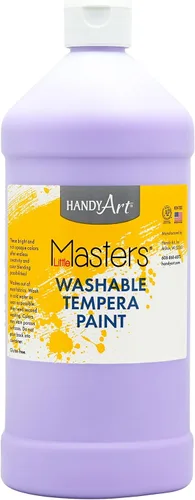 Vista 31 de Handy Art Little Masters - Pintura lavable, 16 onzas, color negro Bright & Mixable, High Opacity, Washable Colors for Classroom, Students, Kids