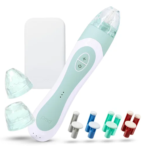 Vista 9 de PMD Beauty Personal Microderm Elite Pro - At-Home Use, Facial Exfoliator Tool, Microdermabrasion Machine Kit for Face and Body Skincare